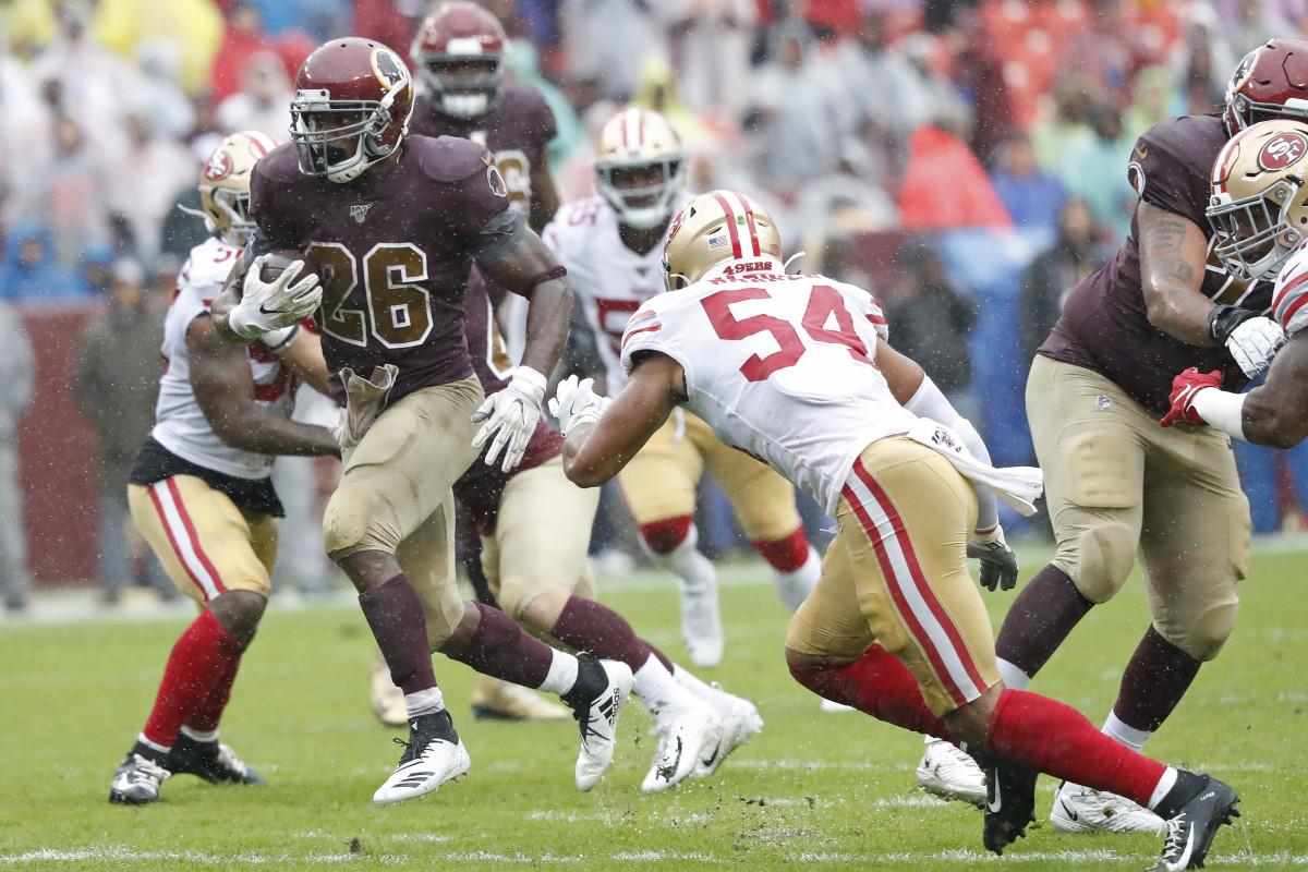 Adrian Peterson rushes vs 49ers